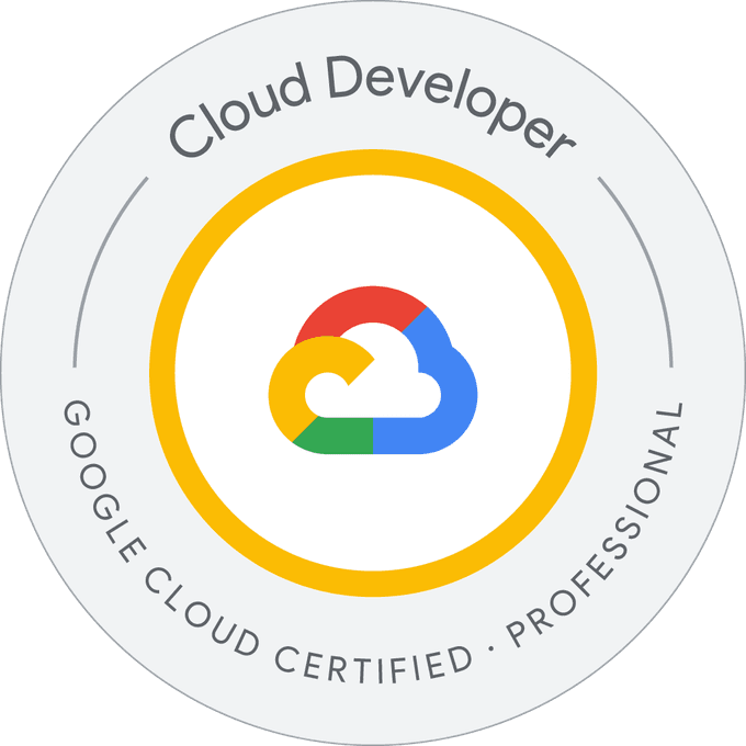 Professional Cloud Developer Certification logo