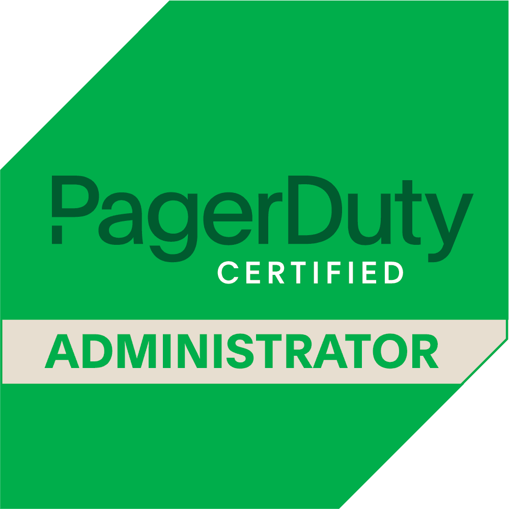 PagerDuty Administrator Certification logo